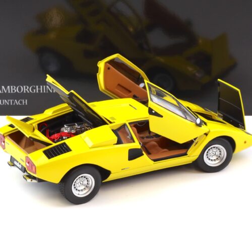 1:18 Kyosho Lamborghini Countach LP 400 Coupe yellow KS08321YT