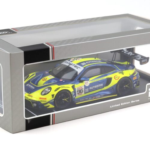 1:18 IXO Porsche 911 992 GT3 R #96 Rutronik Racing 9th 24h SPA 2024