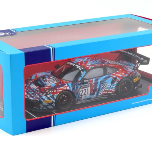 1:18 IXO Porsche 911 992 GT3 R #221 Test Days 24h SPA 2022 GPX Martini Racing