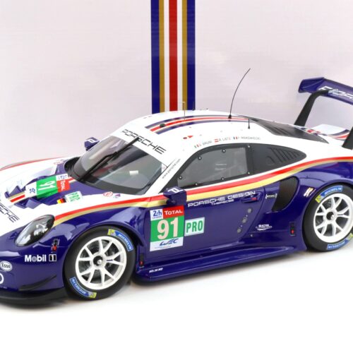 1:12 IXO Porsche 911 991 RSR #91 2nd LMGTE Pro 24h Le Mans 2018