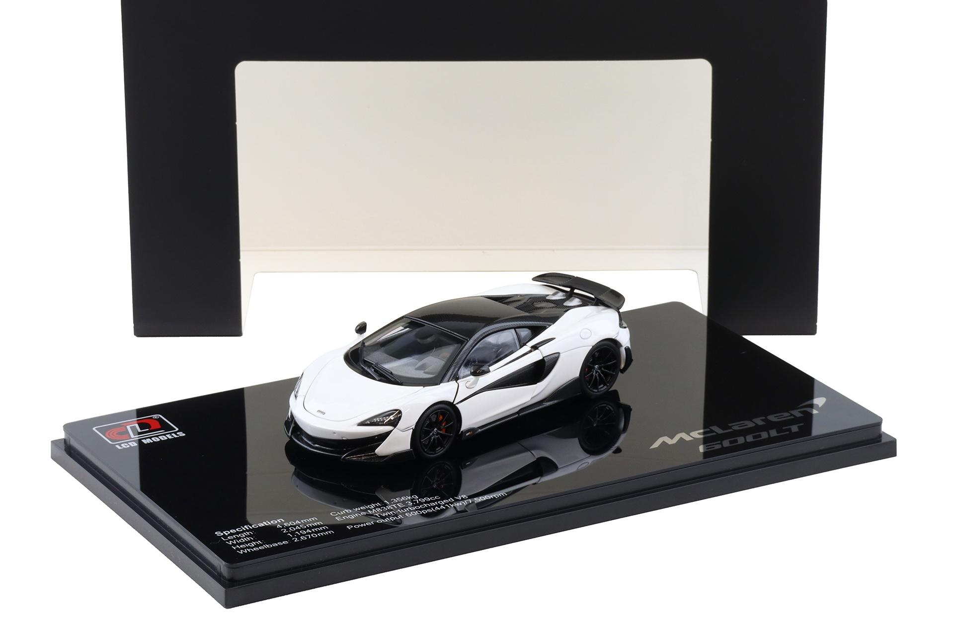 1:43 LCD Models McLaren 600LT Coupe white LCD43007-WH