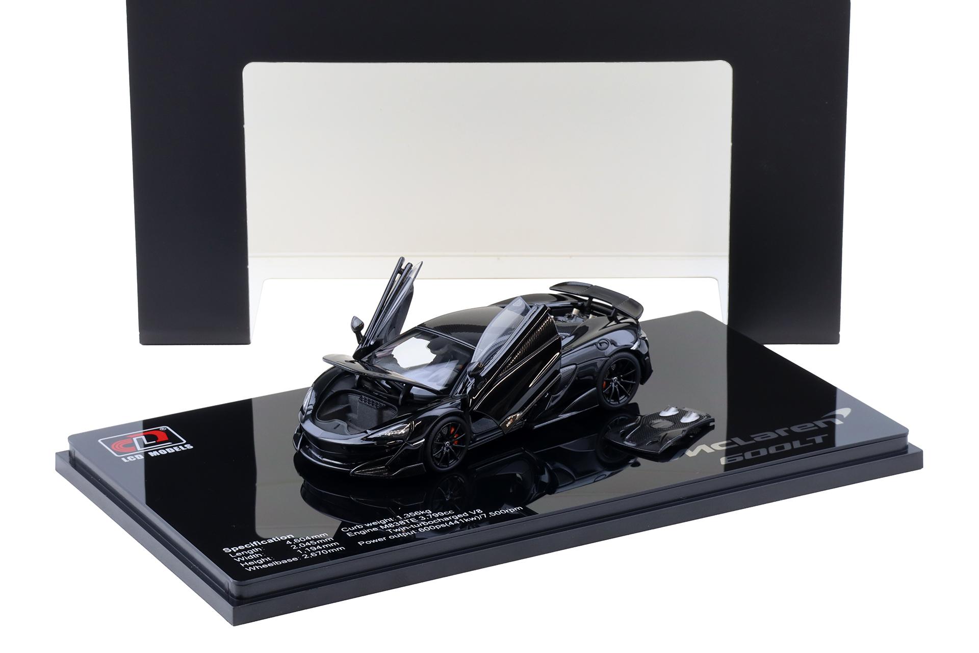 1:43 LCD Models McLaren 600LT Coupe black LCD43007-BL
