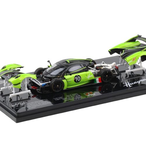 1:43 LCD Models Hood Holder Set 2 pcs. Semi Gloss white LCD-09-SGW