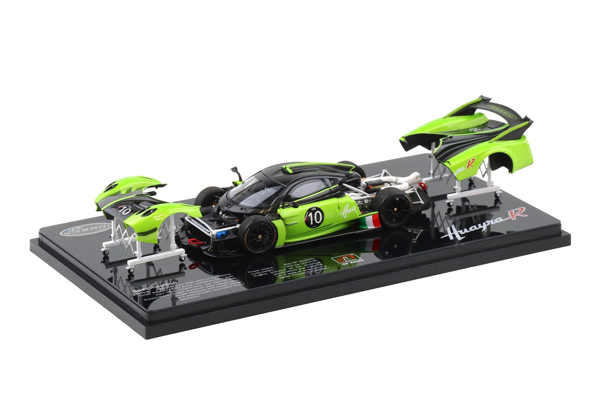 1:43 LCD Models Hood Holder Set 2 pcs. Semi Gloss white LCD-09-SGW