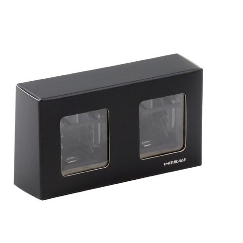 1:43 LCD Models Hood Holder Set 2 pcs. Semi Gloss black LCD-09-SGW