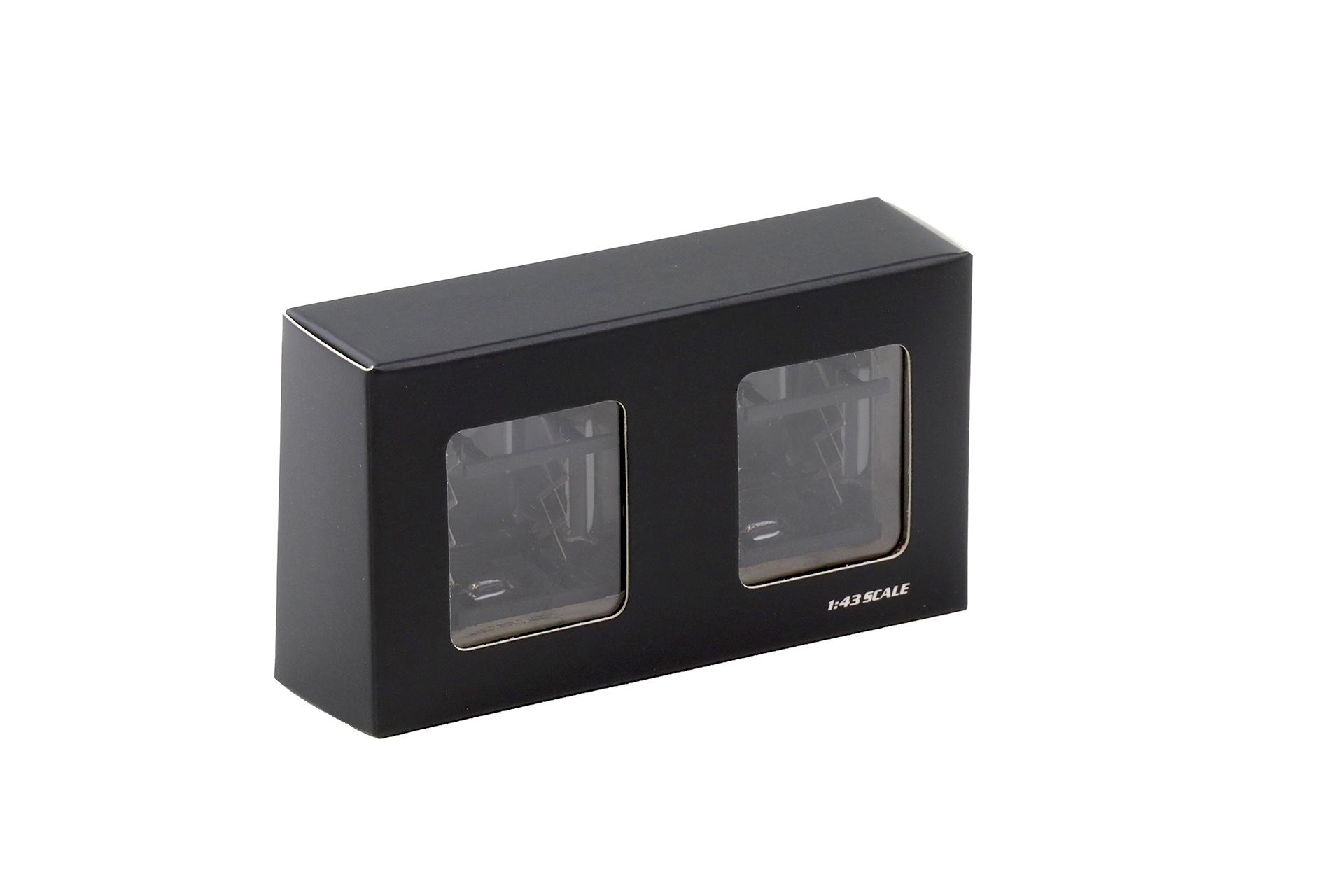 1:43 LCD Models Hood Holder Set 2 pcs. Semi Gloss black LCD-09-SGW