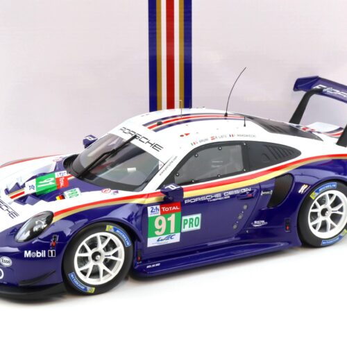 1:12 IXO Porsche 911 991 RSR #91 2nd LMGTE Pro 24h Le Mans 2018