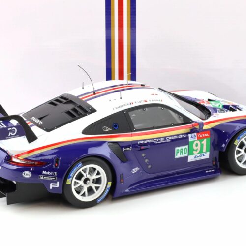 1:12 IXO Porsche 911 991 RSR #91 2nd LMGTE Pro 24h Le Mans 2018