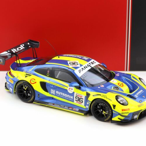 1:18 IXO Porsche 911 992 GT3 R #96 Rutronik Racing 9th 24h SPA 2024