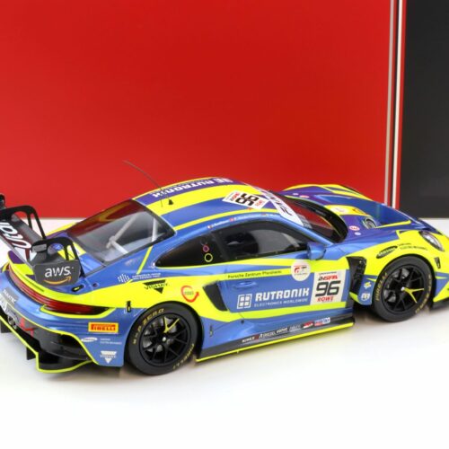 1:18 IXO Porsche 911 992 GT3 R #96 Rutronik Racing 9th 24h SPA 2024