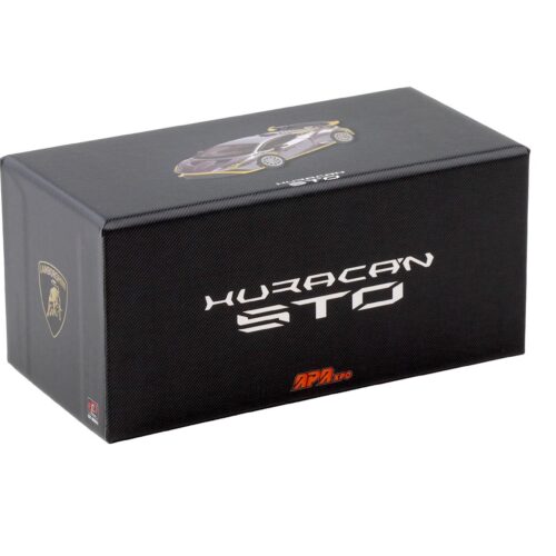 1:64 LCD Models Lamborghini Huracan STO Coupe grey metallic/ yellow LCD64043-SG