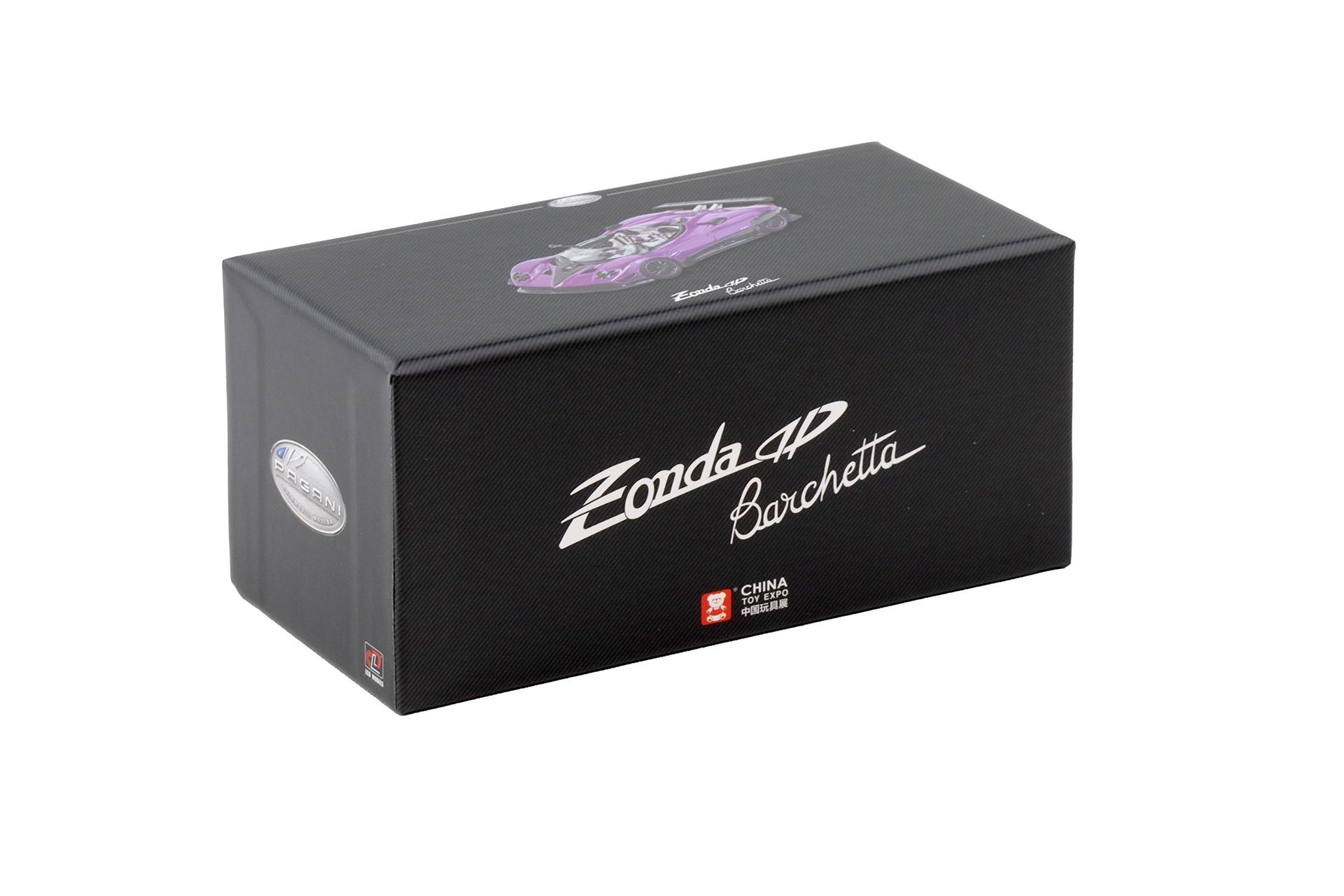 1:64 LCD Models Pagani Zonda HP Barchetta Carbon purple LCD64018-CP