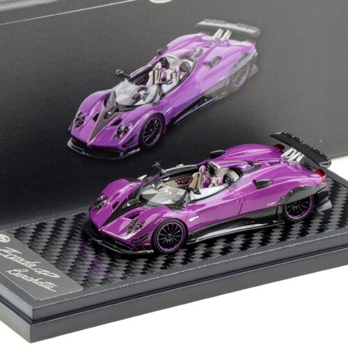 1:64 LCD Models Pagani Zonda HP Barchetta Carbon purple LCD64018-CP