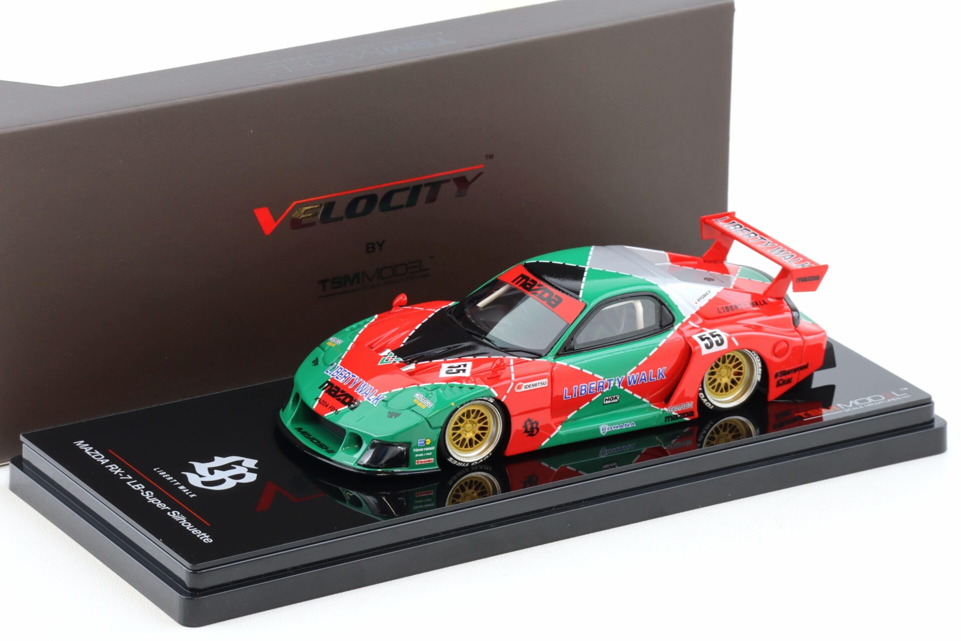 1:43 TSM Model Mazda RX-7 LB-Super Silhouette 787B Velocity 2024 TSMV0025