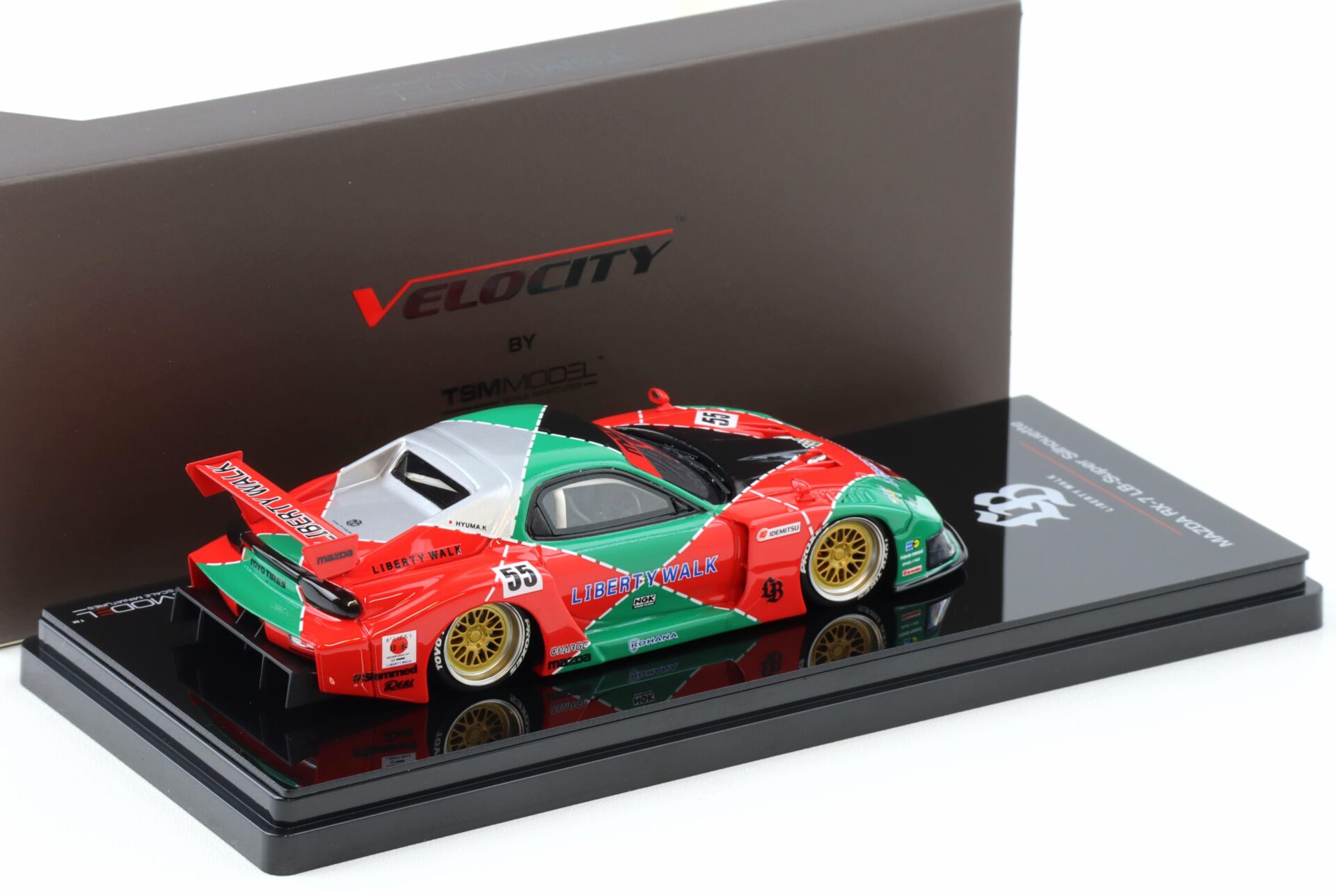 1:43 TSM Model Mazda RX-7 LB-Super Silhouette 787B Velocity 2024 TSMV0025