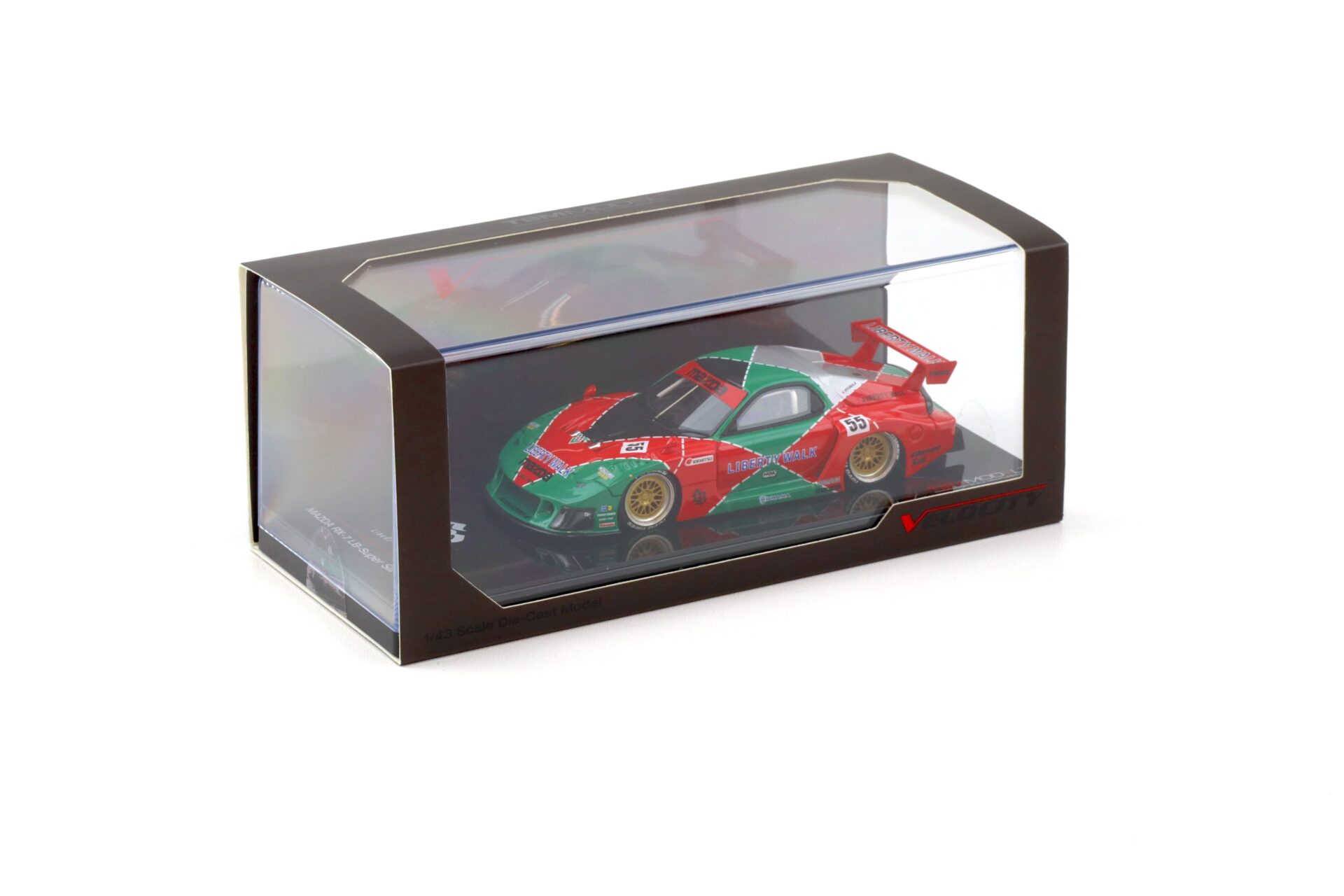 1:43 TSM Model Mazda RX-7 LB-Super Silhouette 787B Velocity 2024 TSMV0025