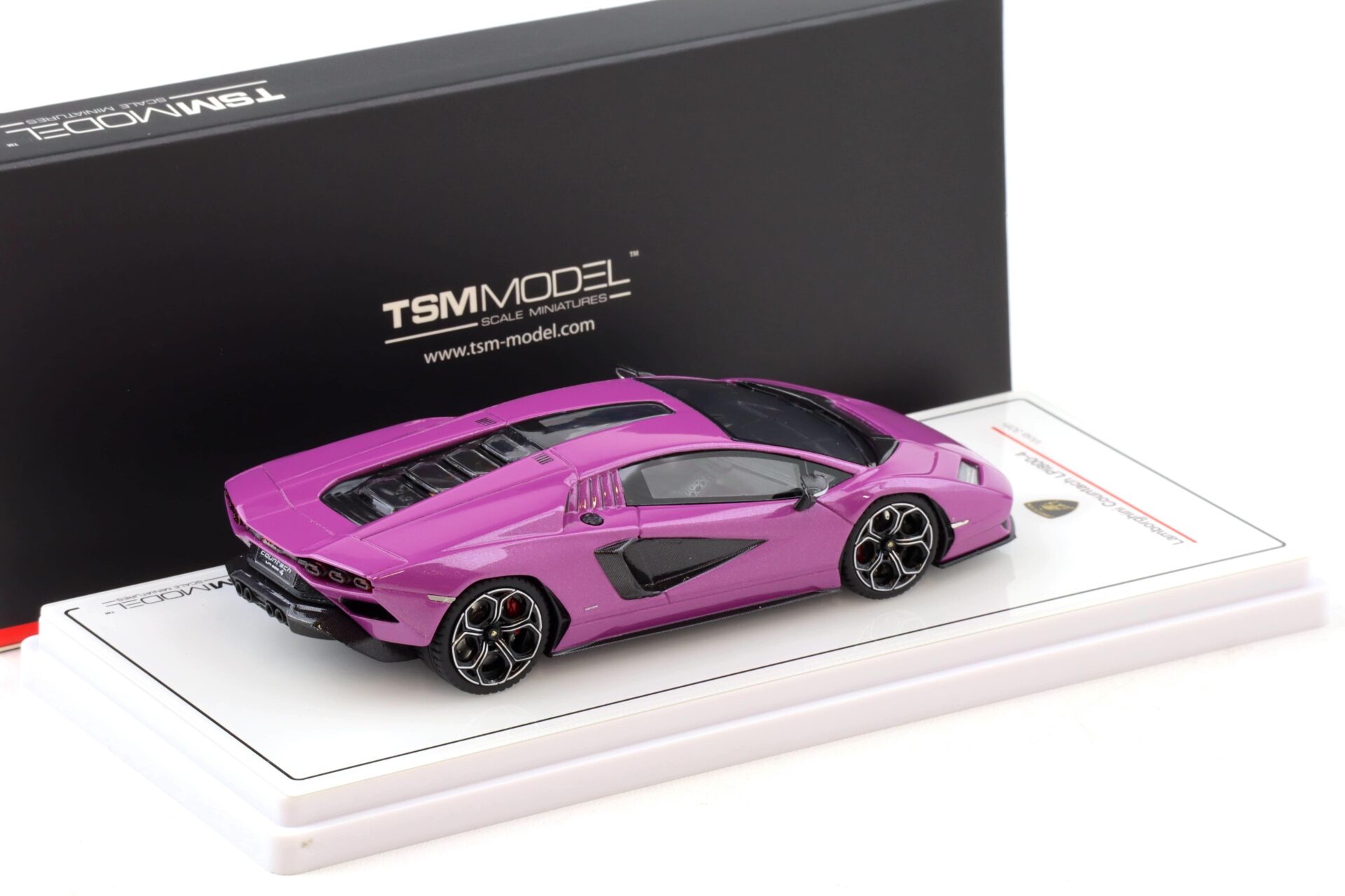 1:43 TSM Model Lamborghini Countach LPI800-4 viola 30th 2023 TSM430854