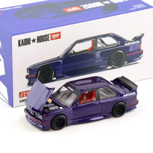 1:64 TSM Mini GT Kaido House BMW M3 E30 Kaido GT V2 Midnight purple 1989