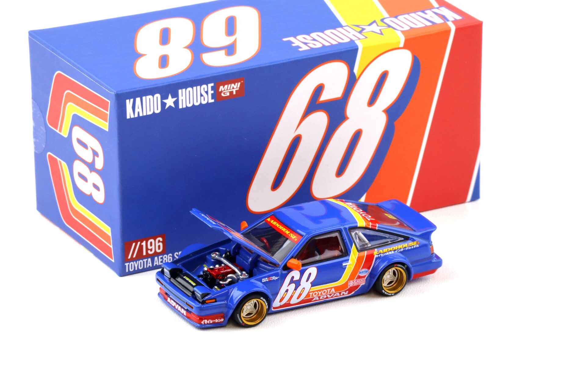 1:64 TSM Mini GT Kaido House Toyota AE86 Sprinter Trueno Kaido Racing V1