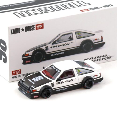 1:64 TSM Mini GT Kaido House Toyota Sprinter Trueno Kaido Street V1 white