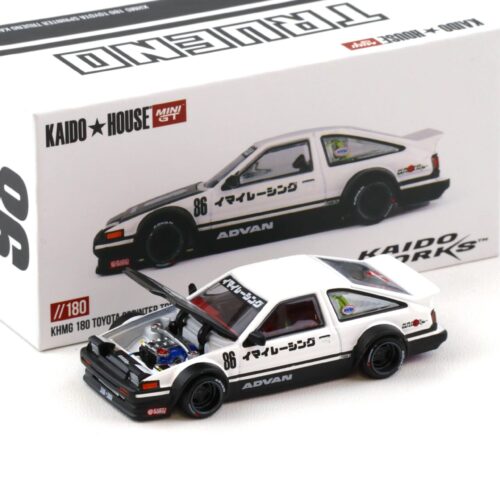 1:64 TSM Mini GT Kaido House Toyota Sprinter Trueno Kaido Street V1 white