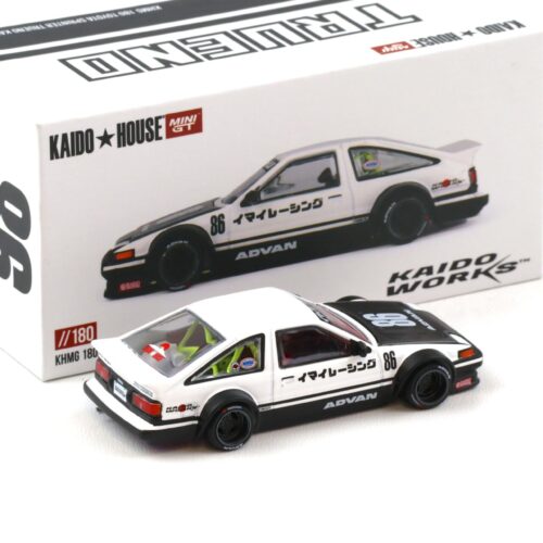 1:64 TSM Mini GT Kaido House Toyota Sprinter Trueno Kaido Street V1 white