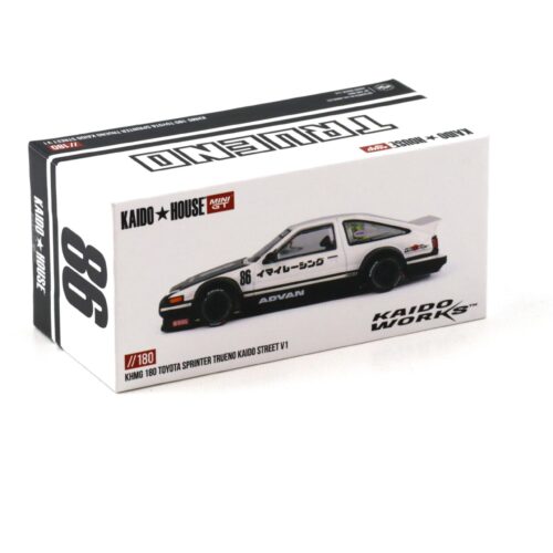 1:64 TSM Mini GT Kaido House Toyota Sprinter Trueno Kaido Street V1 white