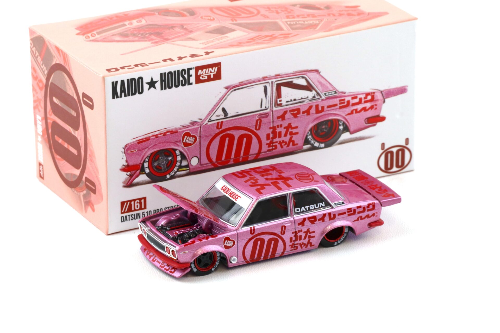 1:64 TSM Mini GT Kaido House Datsun 510 pro Street Buta V1 pink