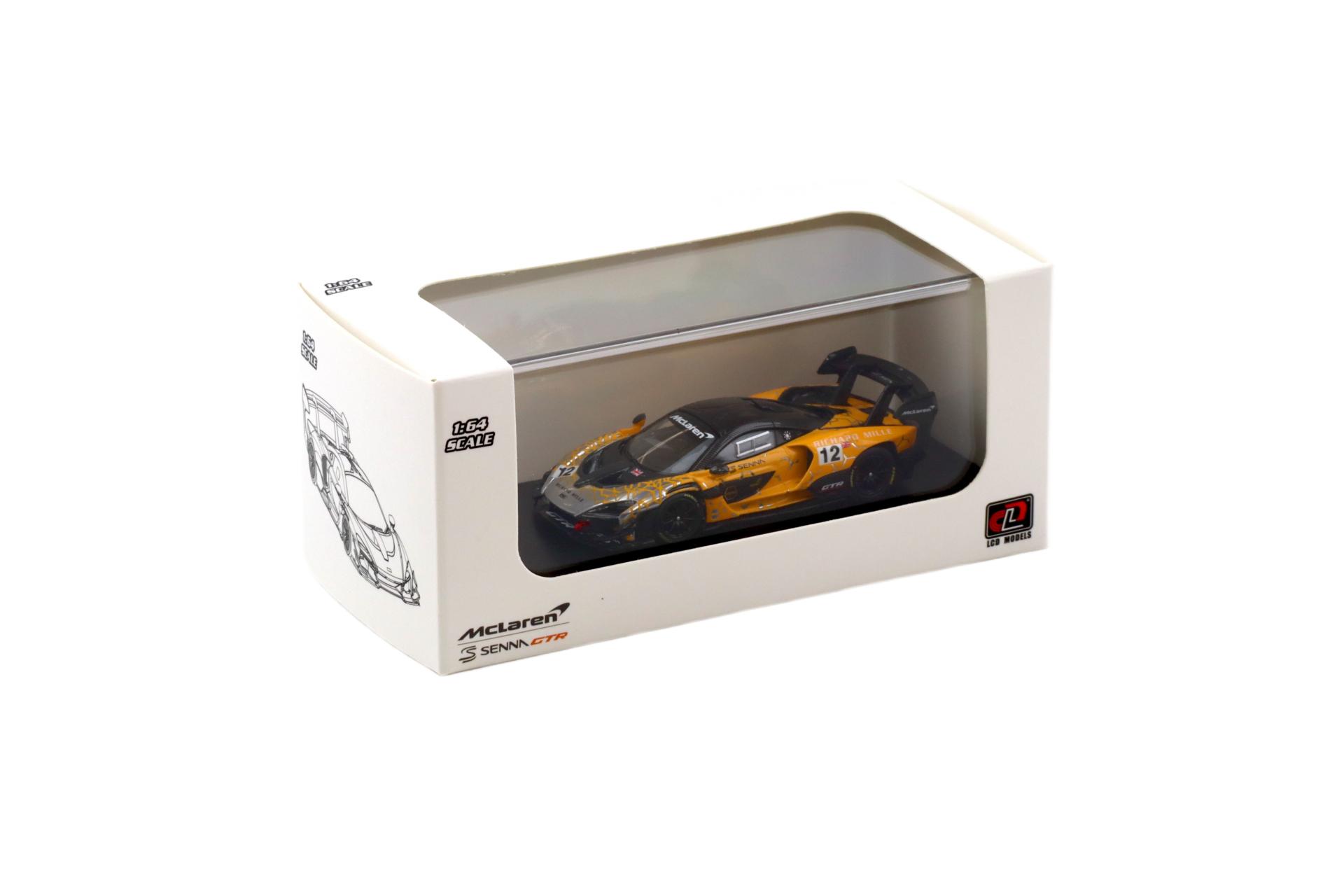 1:64 LCD Models McLaren Senna GTR 2021 Electroplating Orange #12 - LCD64024-OR
