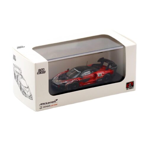 1:64 LCD Models McLaren Senna GTR 2021 Electroplating red #36 - LCD64024-RE