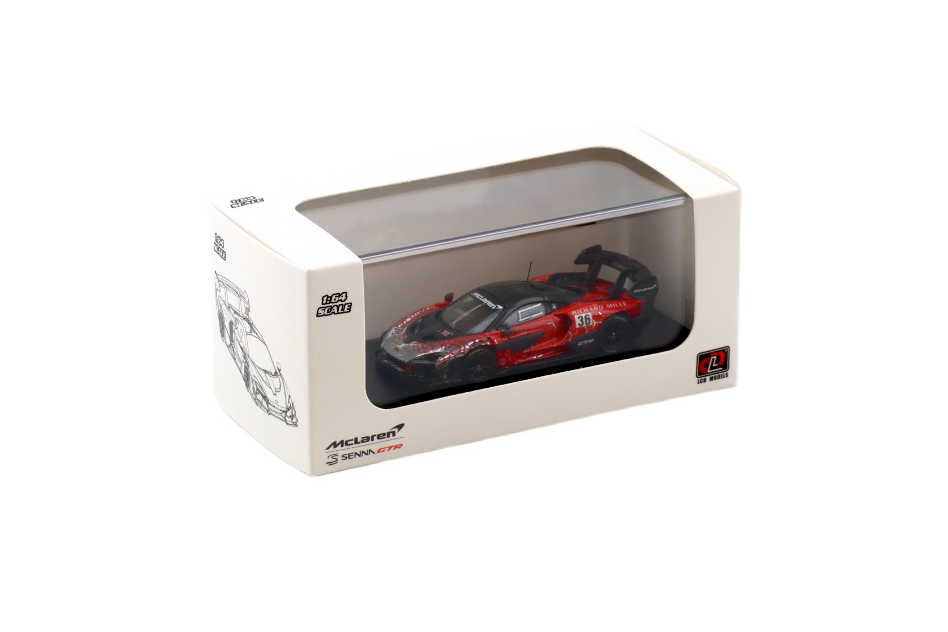 1:64 LCD Models McLaren Senna GTR 2021 Electroplating red #36 - LCD64024-RE
