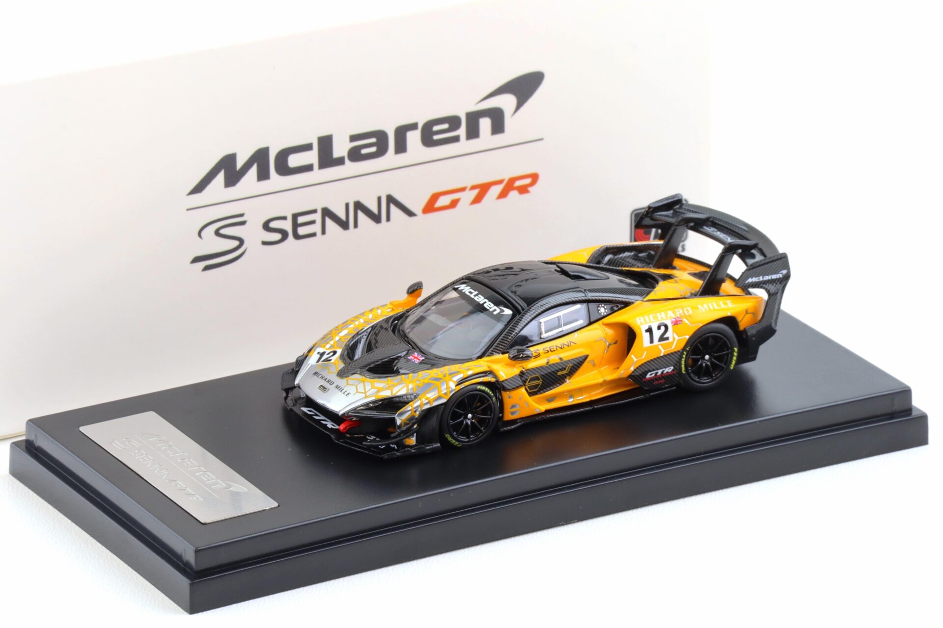 1:64 LCD Models McLaren Senna GTR 2021 Electroplating Orange #12 - LCD64024-OR