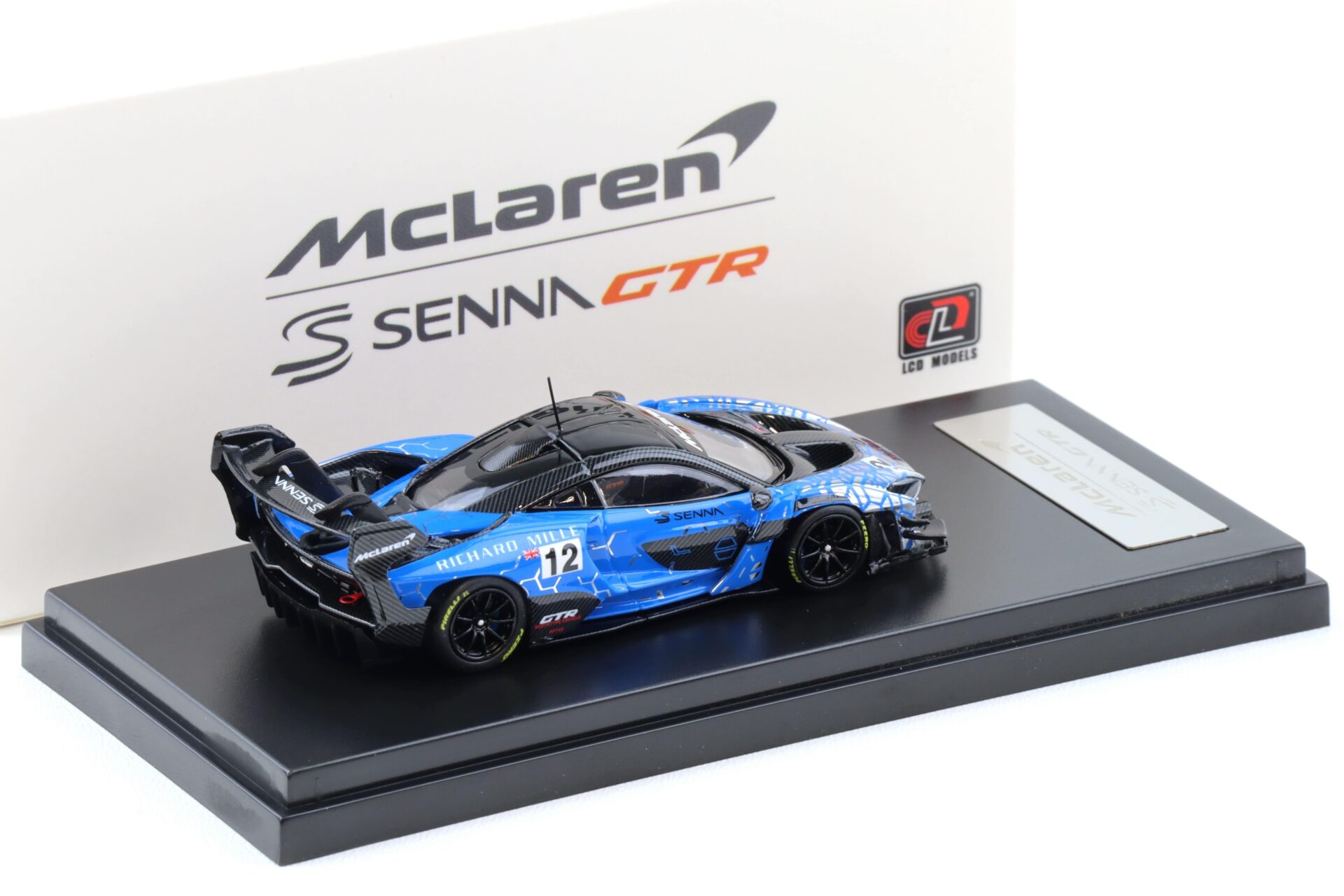 1:64 LCD Models McLaren Senna GTR 2021 Electroplating blue #12 - LCD64024-BU
