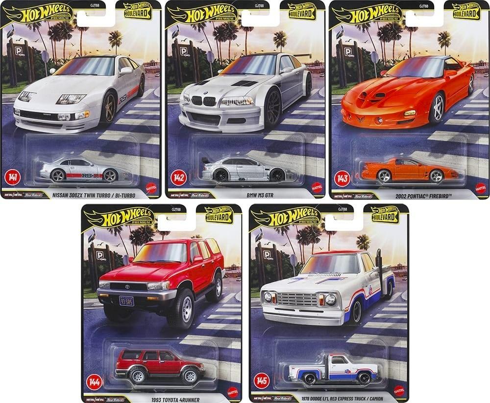 1:64 Hot Wheels Boulevard Series 2026 Car Culture Premium Pack 5 pcs. 978F BMW, Toyota