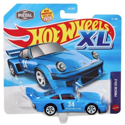 1:43 Hot Wheels XL 2026 JKL09 Porsche 934.5 blue #34