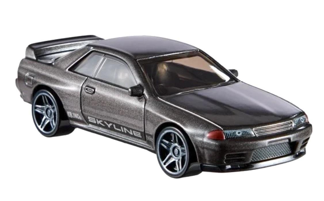 1:43 Hot Wheels XL 2026 JKL03 Nissan Skyline GT-R BNR32 grey metallic