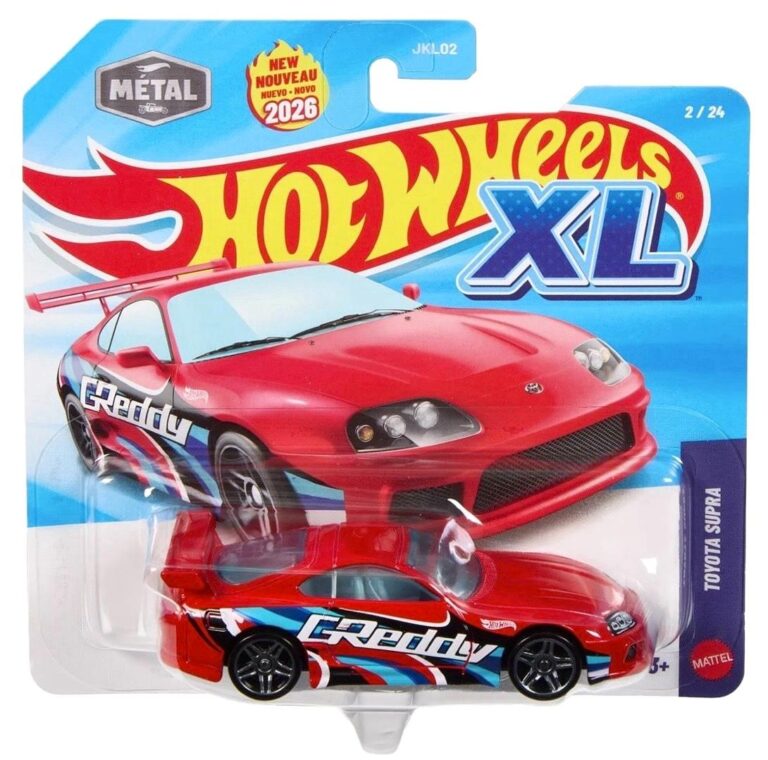1:43 Hot Wheels XL 2026 JKL10 Toyota Supra Coupe GReddy red – Premium ...