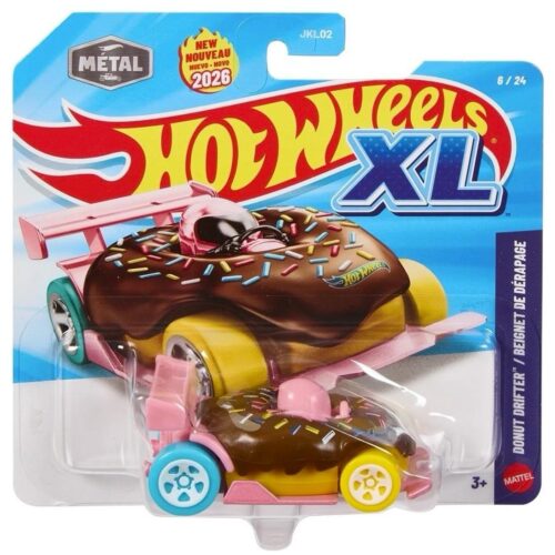 1:43 Hot Wheels XL 2026 JKL12 Donut Drifter pink