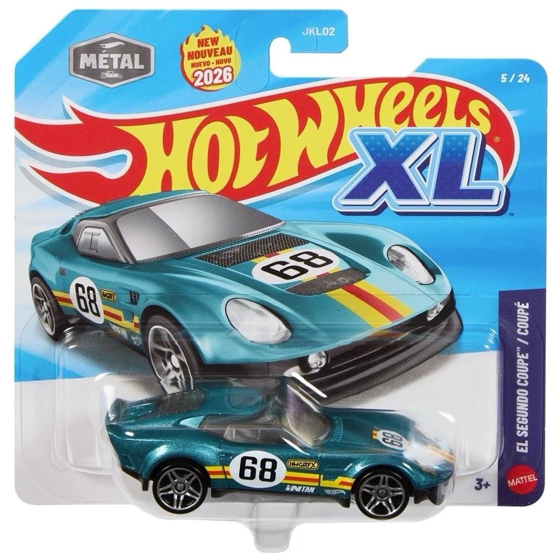 1:43 Hot Wheels XL 2026 JKL13 El Segundo Coupe #68 green metallic