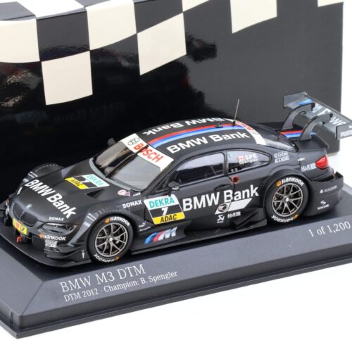 1:43 Minichamps BMW M3 E92 DTM Team Schnitzer 2012 B.Spengler #7