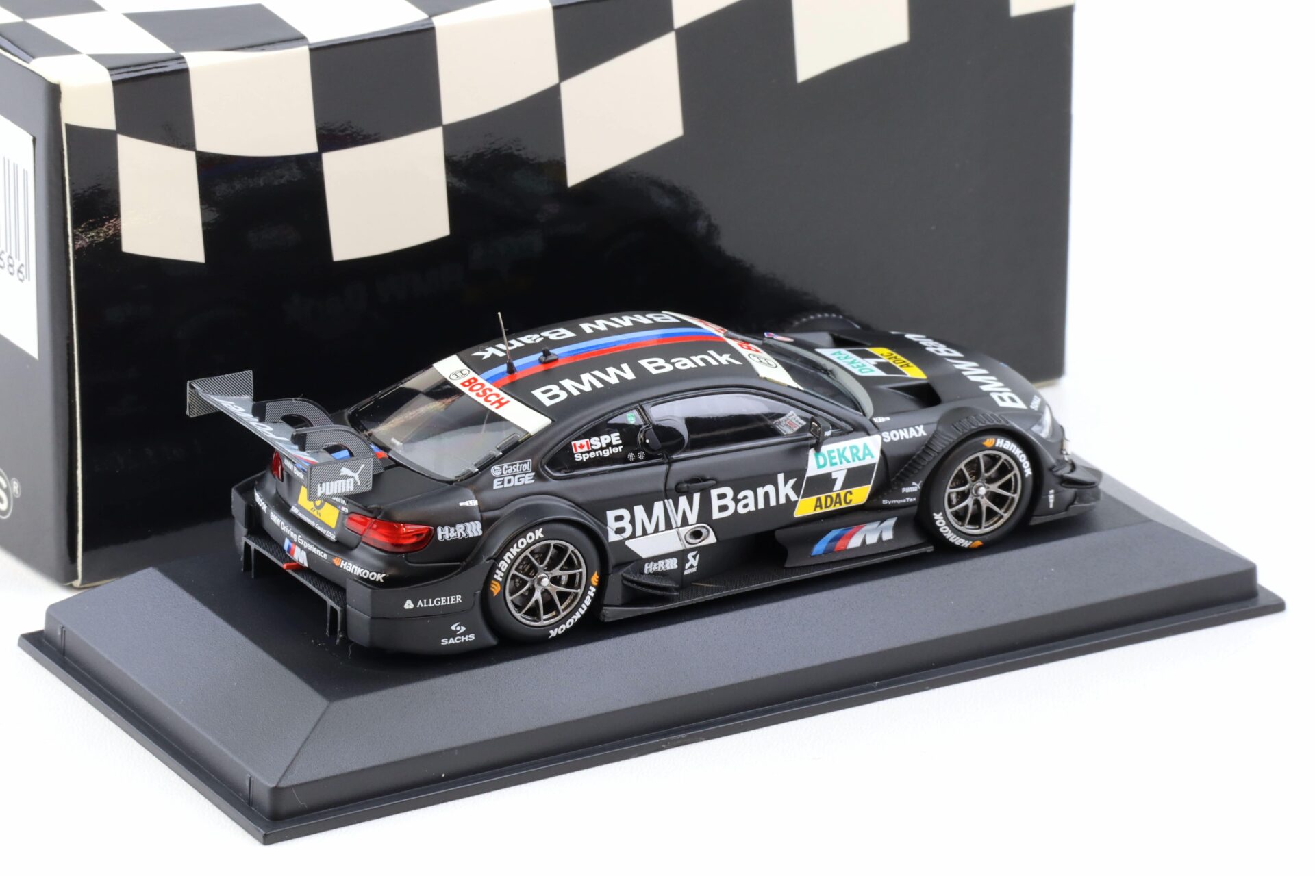 1:43 Minichamps BMW M3 E92 DTM Team Schnitzer 2012 B.Spengler #7