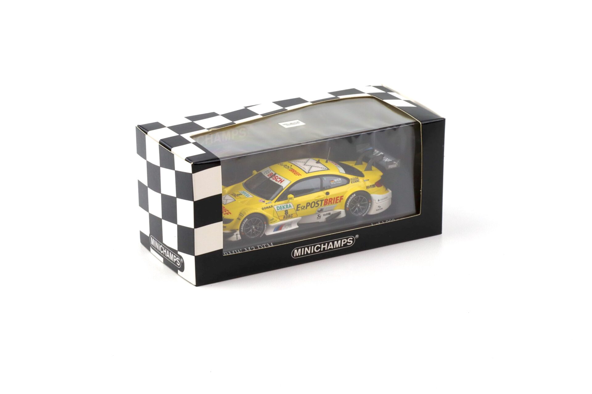 1:43 Minichamps BMW M3 E92 DTM Team Schnitzer 2012 D.Werner #8