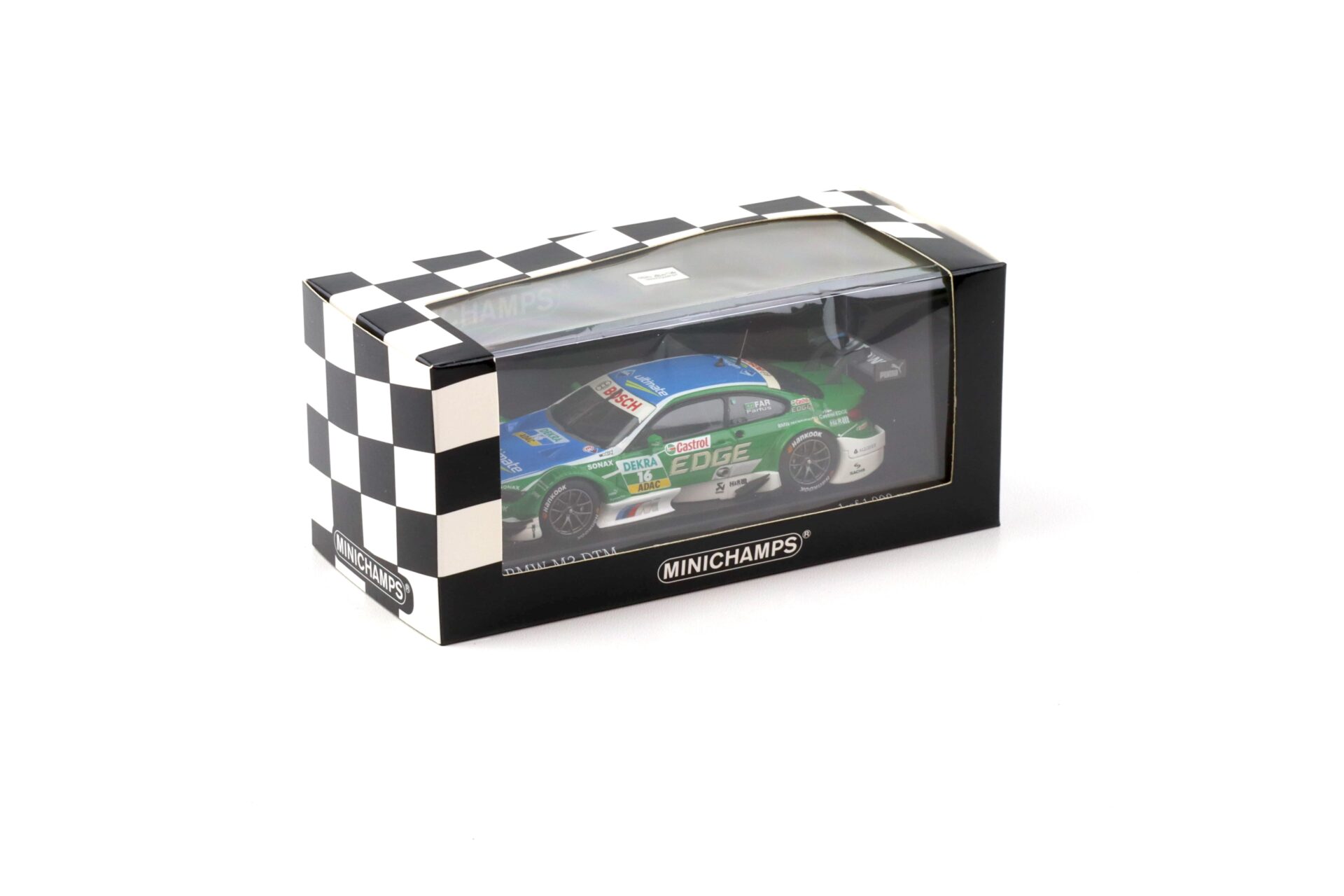 1:43 Minichamps BMW M3 E92 DTM Team RBM Mampaey 2012 A.Farfus #16