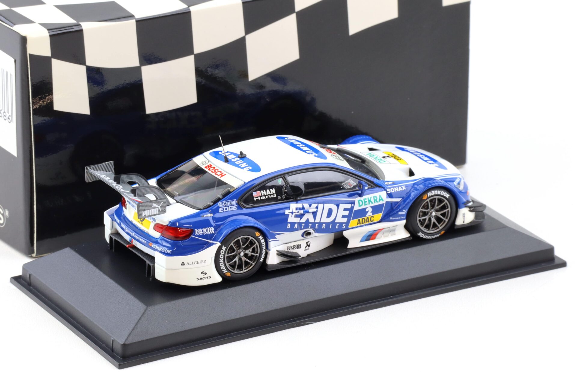 1:43 Minichamps BMW M3 E92 DTM Team RMG Reinhold 2012 J.Hand #2