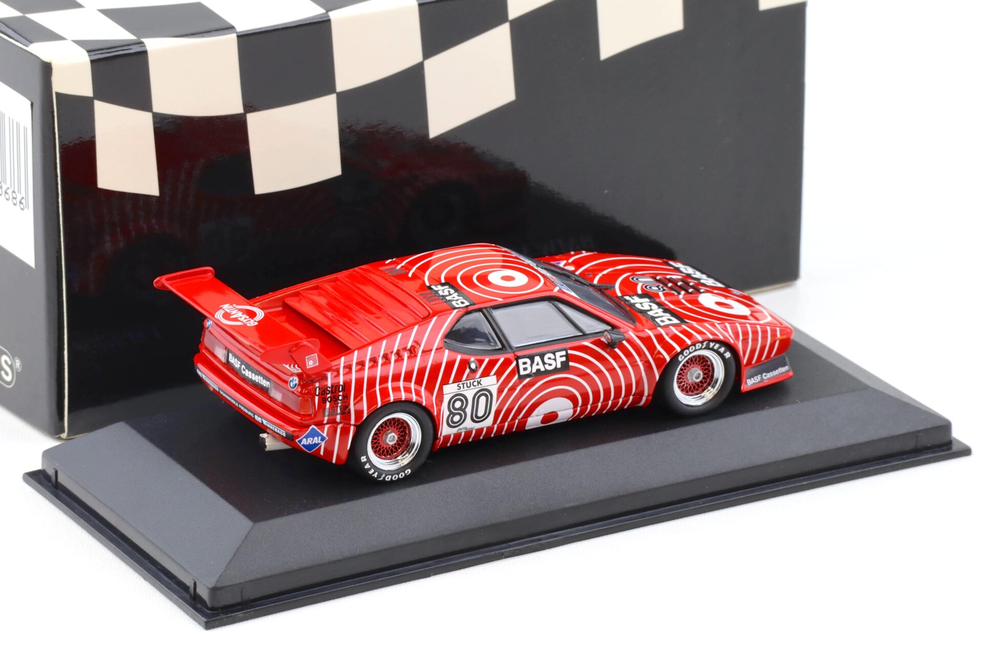 1:43 Minichamps BMW M1 ProCar GS-Team BASF H.J. Stuck 1980 #80
