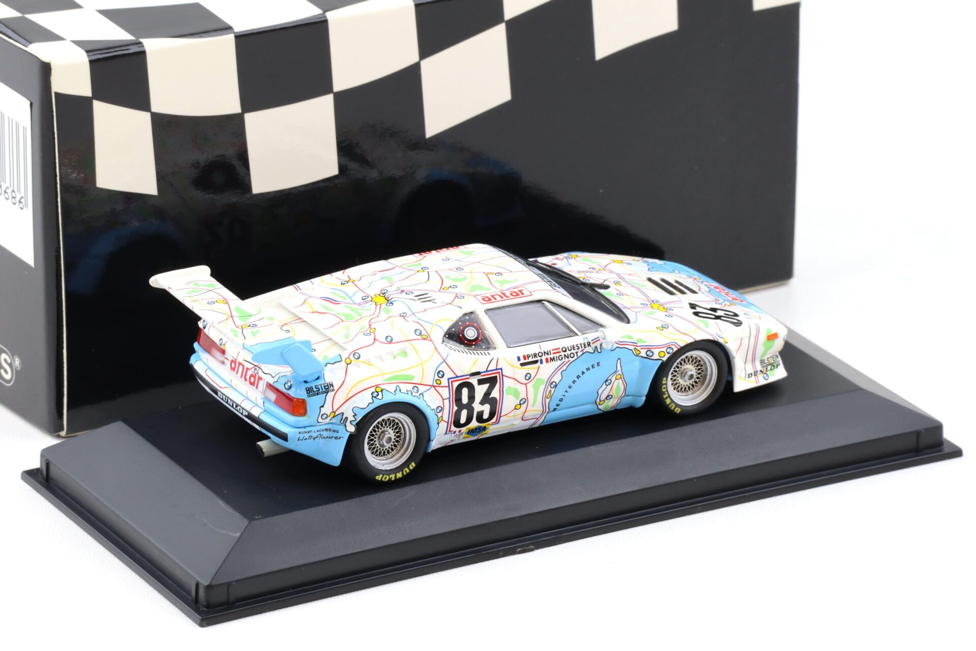 1:43 Minichamps BMW M1 ProCar Le Mans 1980 Pironi/ Quester/ Mignot #83