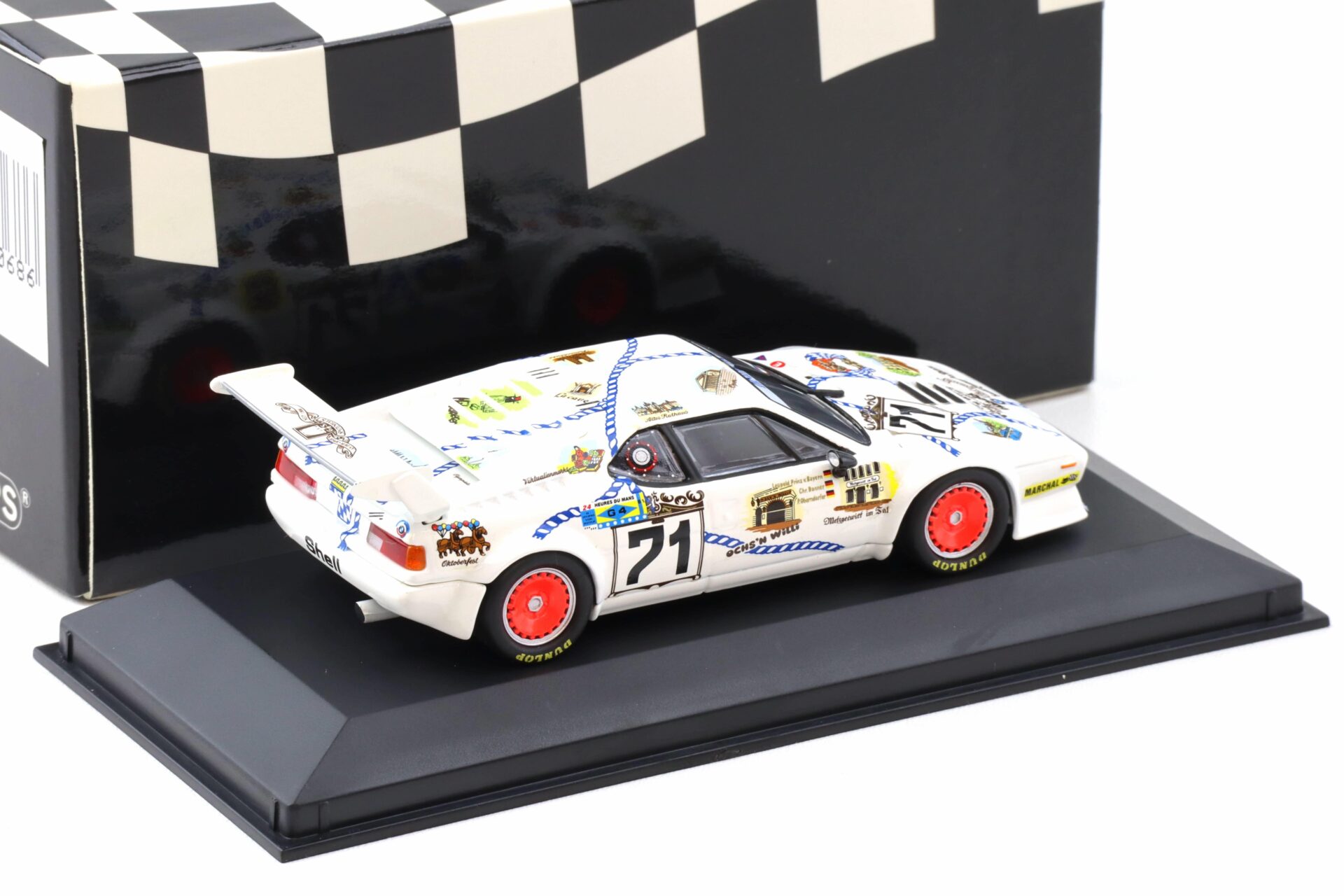 1:43 Minichamps BMW M1 ProCar Le Mans 1981 Danner/ v.Bayern/ Oberndorfer #71