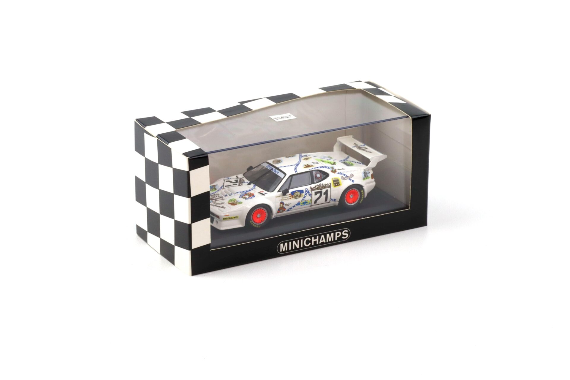 1:43 Minichamps BMW M1 ProCar Le Mans 1981 Danner/ v.Bayern/ Oberndorfer #71