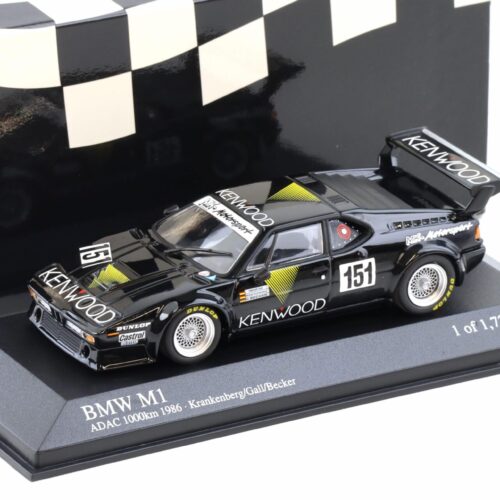 1:43 Minichamps BMW M1 ProCar Kenwood Krakenberg/ Gall/ Becker ADAC 1000km 1986