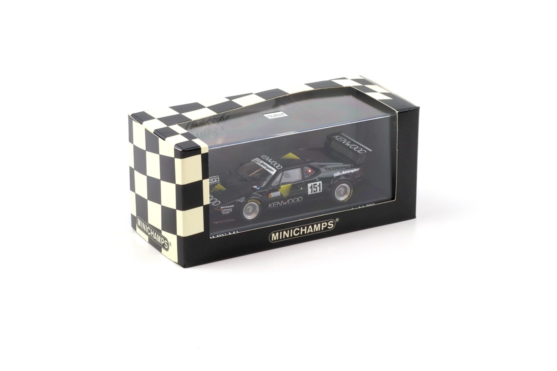 1:43 Minichamps BMW M1 ProCar Kenwood Krakenberg/ Gall/ Becker ADAC 1000km 1986